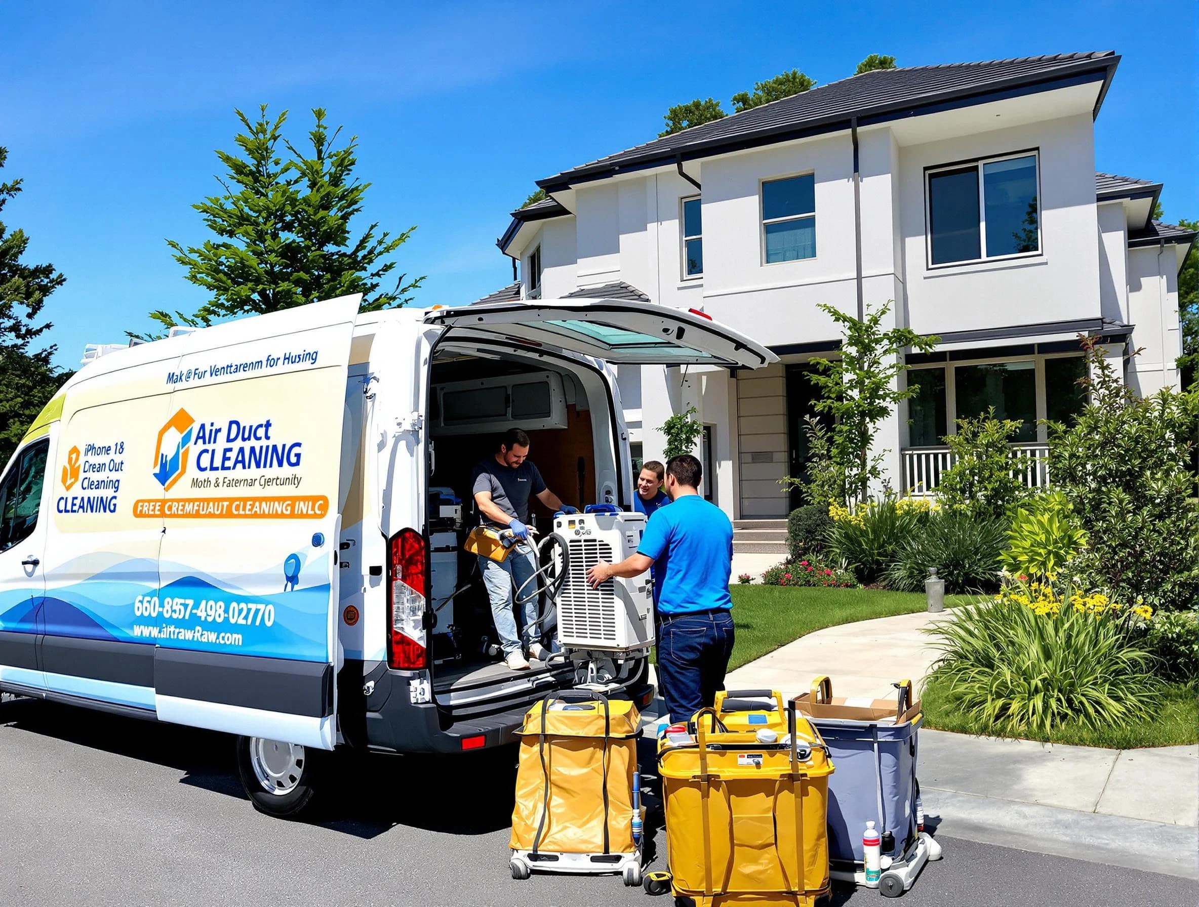 Kimberly Air Duct Cleaning technician performing professional air duct cleaning in Kimberly