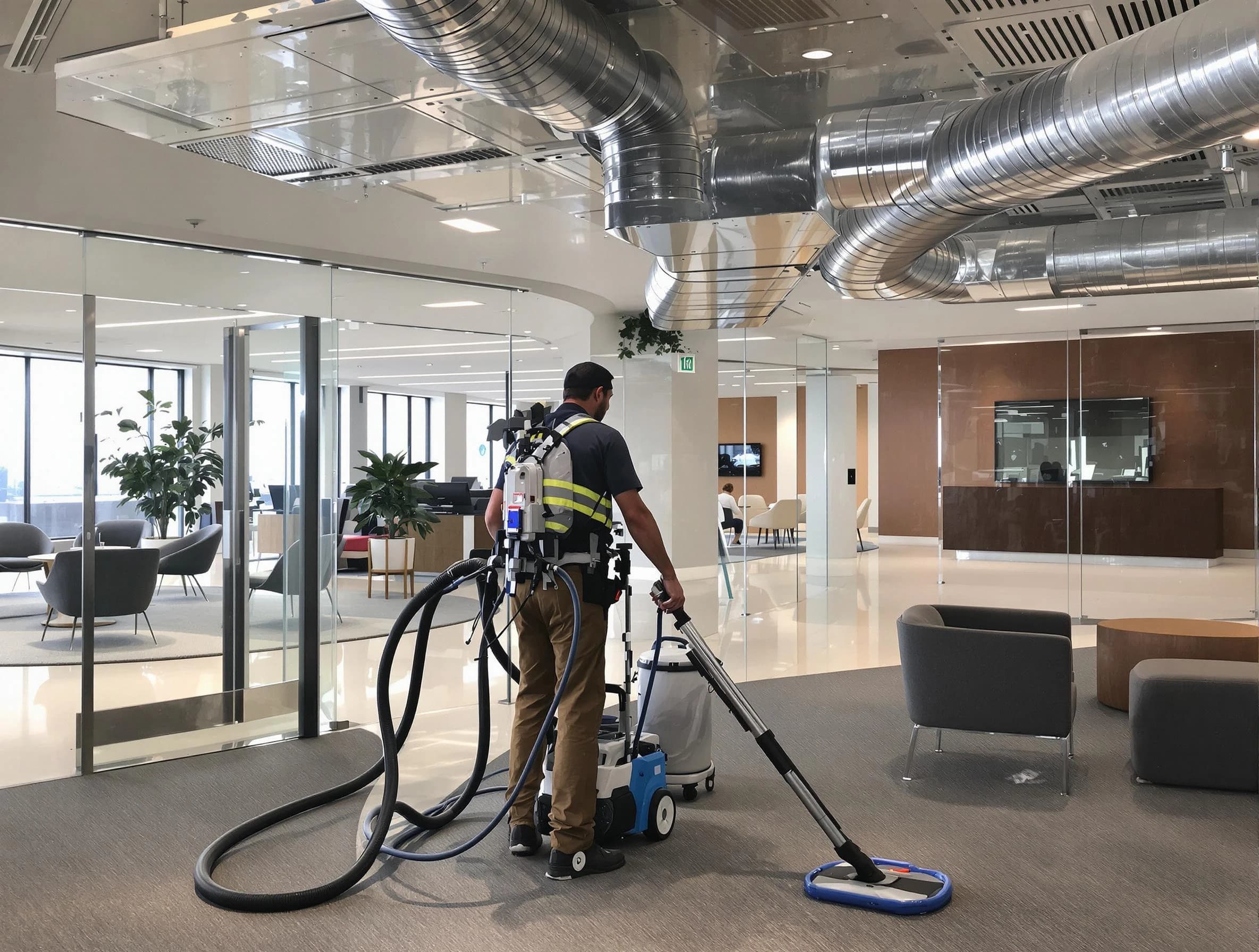 Commercial duct cleaning service by Kimberly Air Duct Cleaning in Kimberly