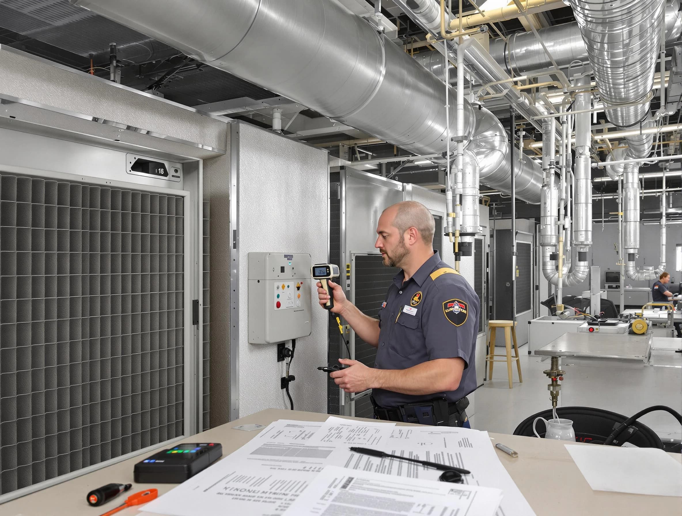 Professional filter system inspection by Kimberly Air Duct Cleaning in Kimberly