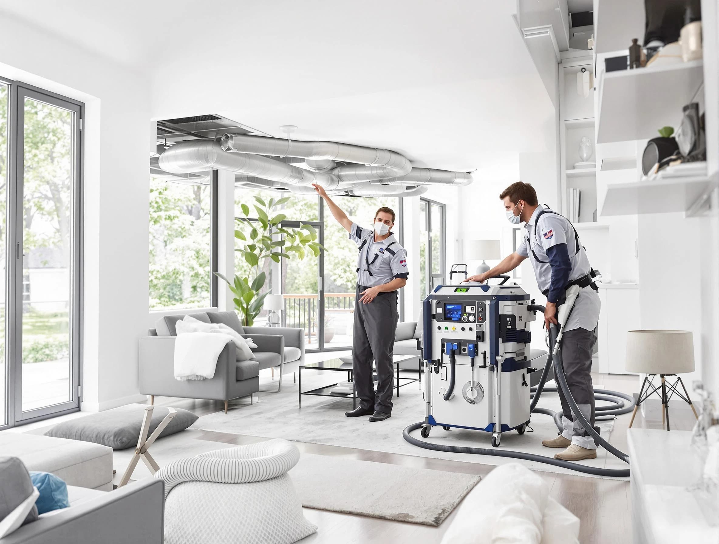 Kimberly Air Duct Cleaning professional conducting pure air duct cleaning with state-of-the-art equipment in Kimberly