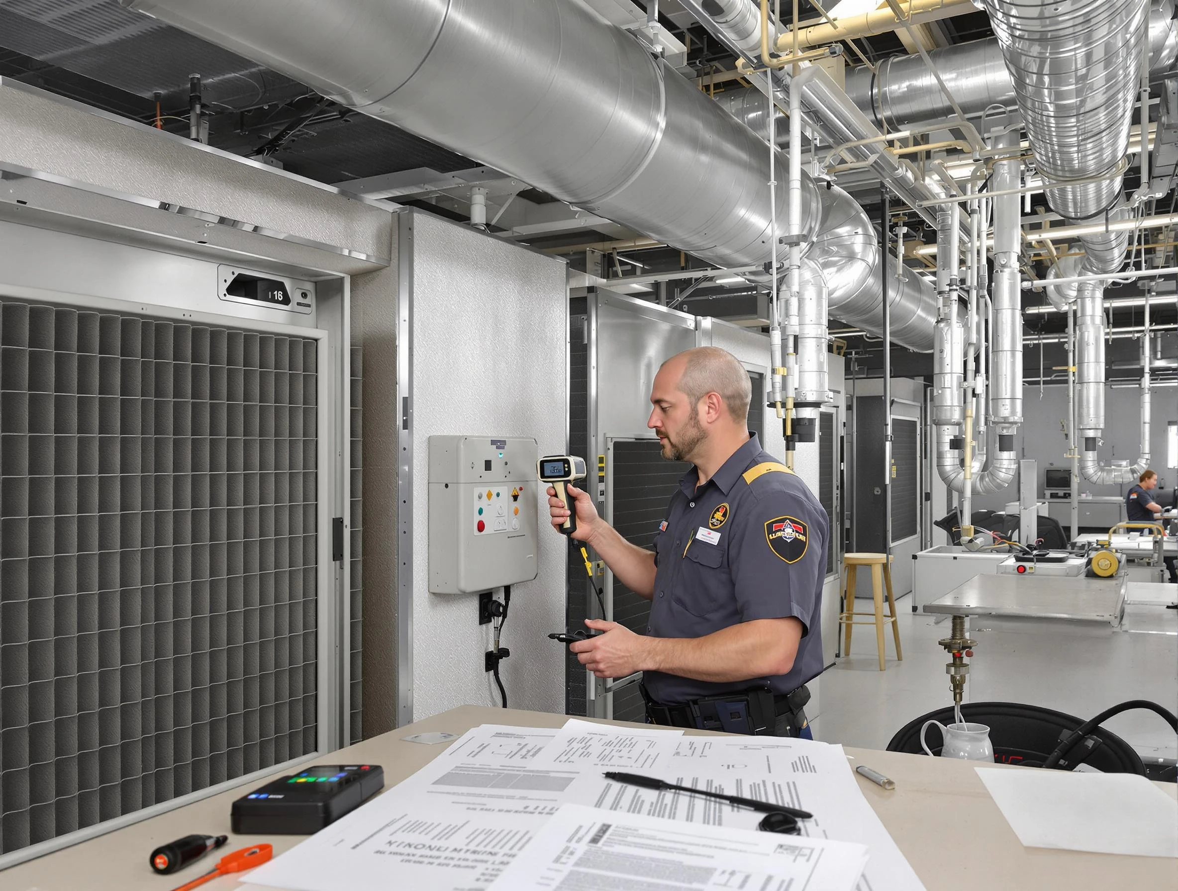 Professional filter system inspection by Kimberly Air Duct Cleaning in Kimberly