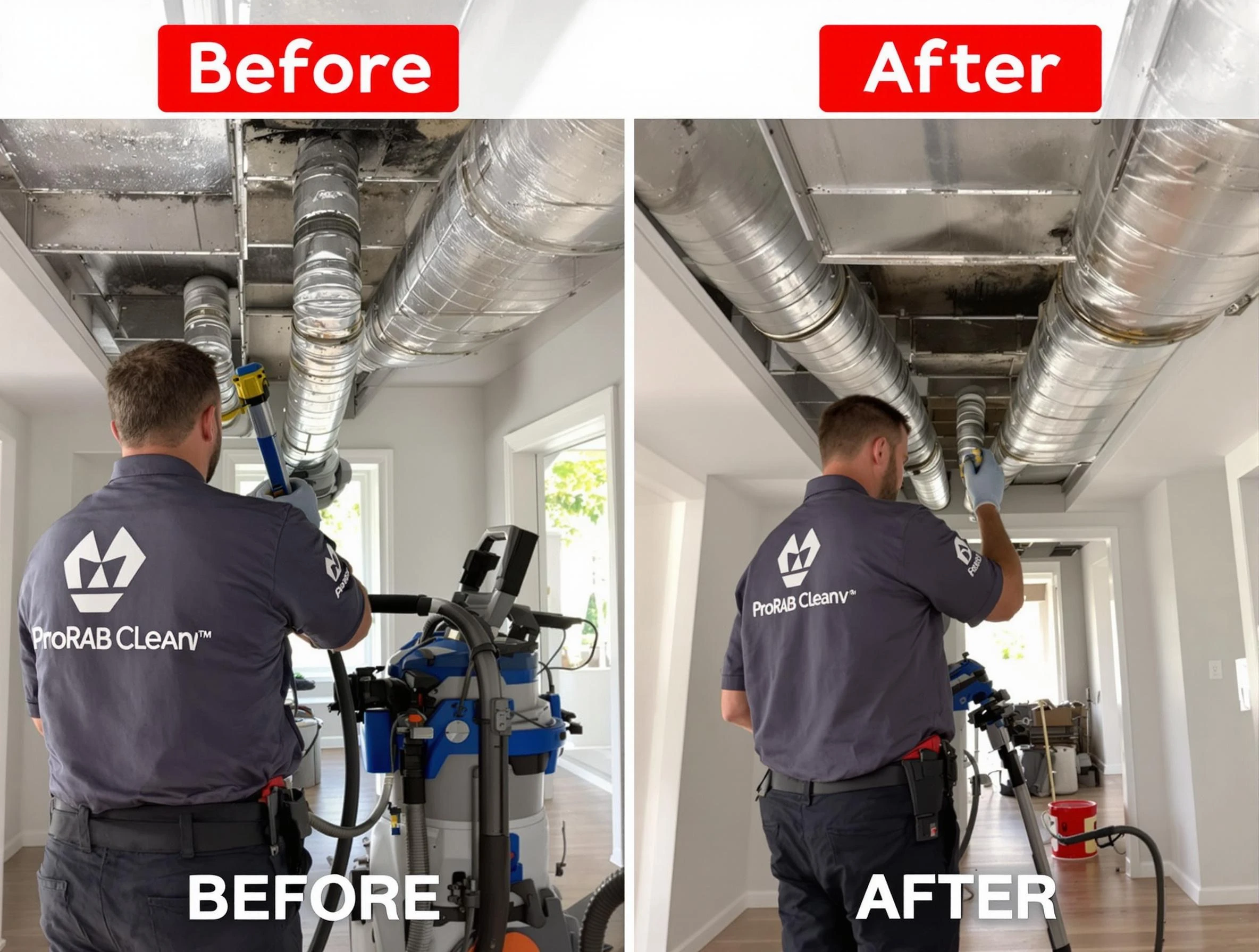 Kimberly Air Duct Cleaning expert performing thorough residential duct cleaning in a Kimberly home